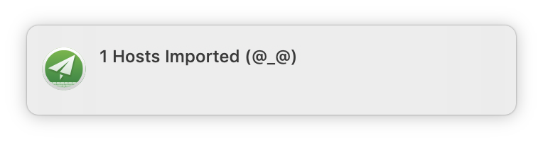 notification