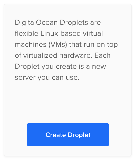 开启Digitalocean实例
